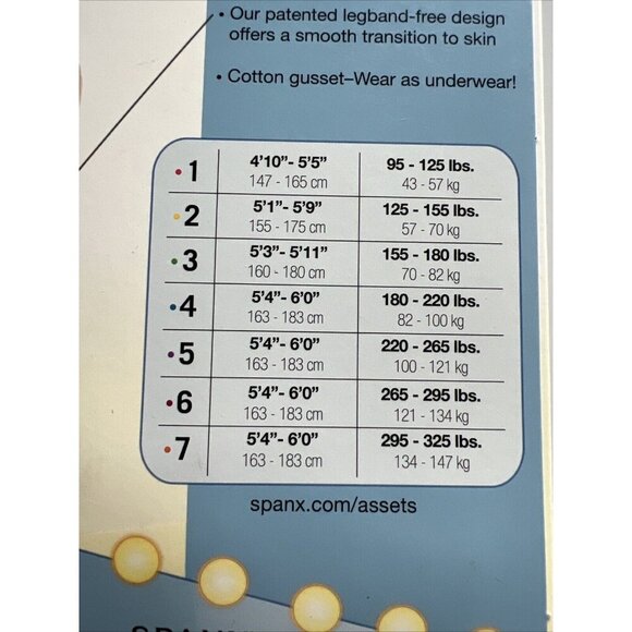 Spanx Assets Hi Waist Mid Thigh Body Shaper Size 3 Nude by Sara Blakely New - Picture 3 of 4